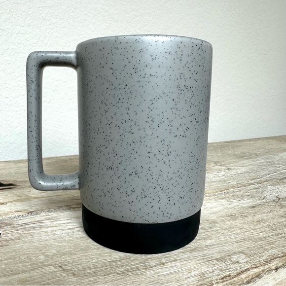 Starbucks 2021 Gray Speckled Ceramic Desktop Mug with Silicone Nonslip Bottom - Picture 3 of 5